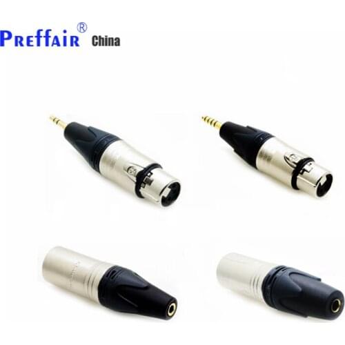 HIFI NEUTRIK 4 Pin XLR to 4.4mm 3.5mm 2.5mm Pentaconn Adapter Male to Female