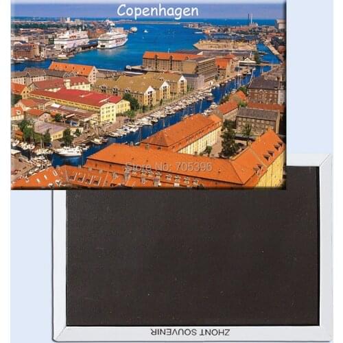 Copenhagen_harbor of denmark Souvenir Fridge Magnets 20742