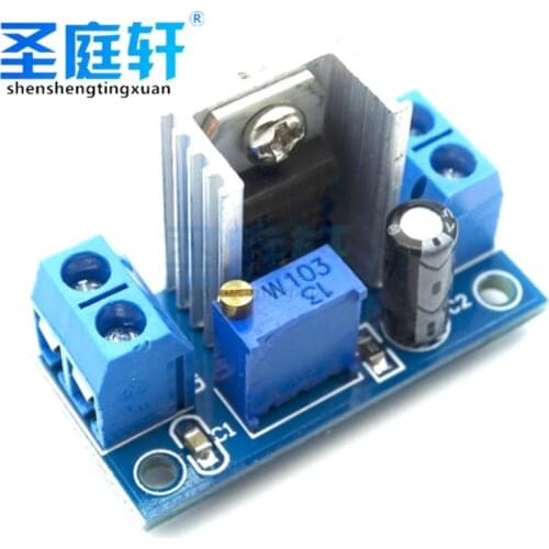LM317 Linear Regulator DC, DC-DC, 4.5 ~ 40V, 1.2 ~ 37V Turn, Adjustable Power Module, 1PCS