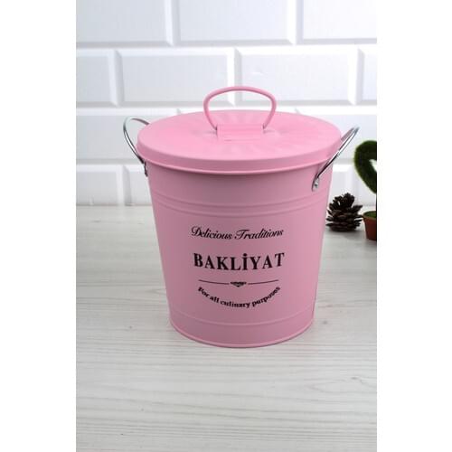 Loveq Metal Clamshell Legumes Bucket Ckr1792-Bk-P