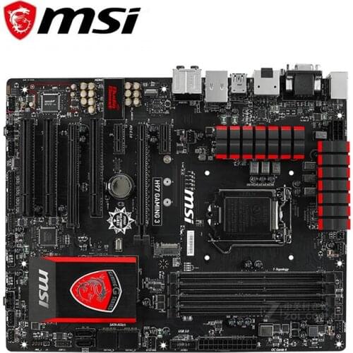 For MSI H97 GAMING 3 Motherboard LGA 1150 DDR3 For Intel H97 H97M Desktop Mainboard SATA III USB3.0 PCI-E X16 3.0 Used
