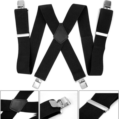 Belt for men Adjustable Men Elastic X-Back Suspender Pants Wide Band Braces Strap ремень женский 2020