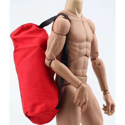 1/6 Scale Man Shoulder Bags Male Sports Backpack Travel Bag Model for 12" Action Figure Body Doll Accessories