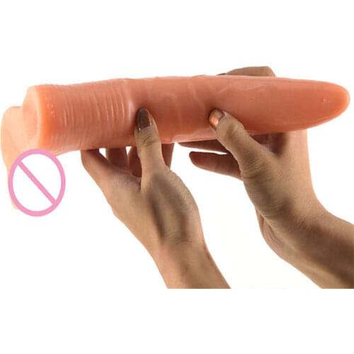Soft Comfort Realistic Penis Women Long Dildo Real Toys for Adults 18 Realistic Artificial Penis for Women Couples Sex Shop JG