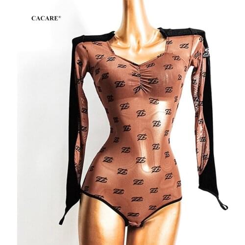 Leotard Bodysuit Skirt for Ballroom Dance Competition Dresses Waltz Tango Dance Dresses Standard Flamenco Costume Body D0777