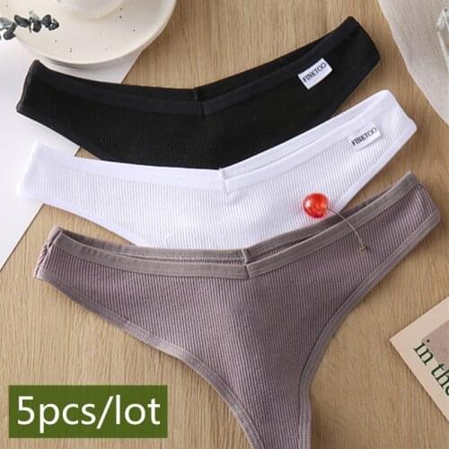 Sexy womens underwear full size womens cotton briefs intimate accessories thong low waist G-string seamless womens wholesale