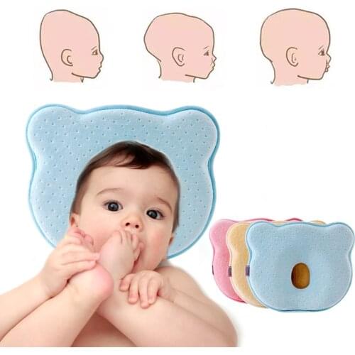 Baby Pillow Newborn Memory Foam Newborn Baby Breathable Shaping Pillows To Prevent Flat Head Ergonomic
