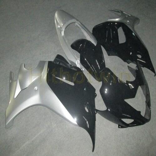 Custom motorcycle fairing for GSX650F 2008 2009 2010 2011 2012 motor panels+Botls+silver black