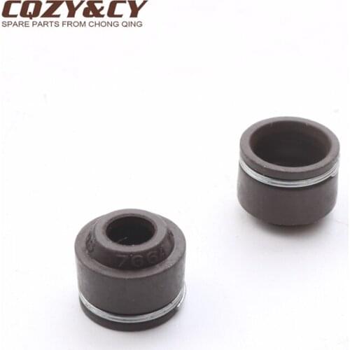Valve stem oil seal for Peugeo t Tweet 50 City Star Fight3 Lxr 125 Citystar Tweet Lxr 125cc 150 200 800984 100669260 4-stroke