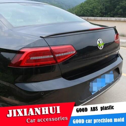 For Passat B8 Spoiler 2017-2018 Volkswagen Passat B8 fgk Spoiler ABS plastic Material Car Rear Wing Color Rear Spoiler