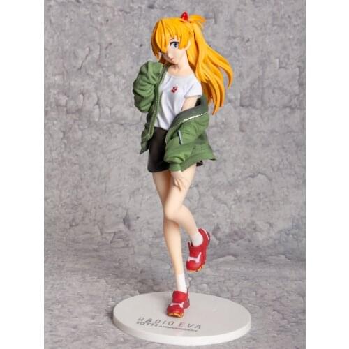Vogue Asuka Langley EVA Statue Classic Game Anime Anno Hideaki Genesis Shikinami 10" Figure Model Toy Gift