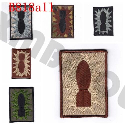 Embroidery patch U.S.NAVY EOD Bomb Logo Morale tactics Military