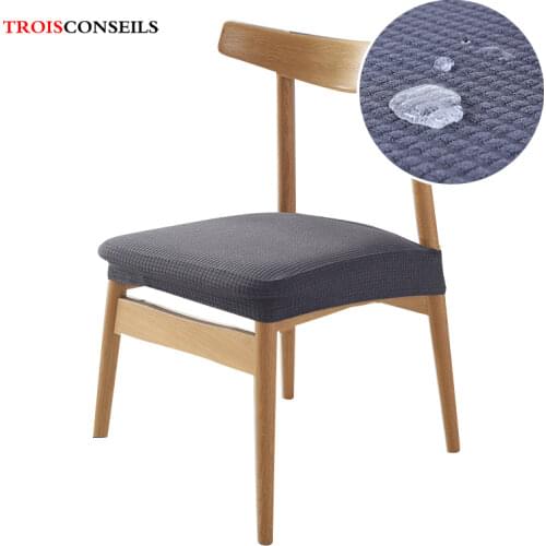1/4/6 Pcs Waterproof Stretch Chair Cover Spandex Elastic Seat Covers For Dining Room Chairs Home Simple Seat Covers For Chairs