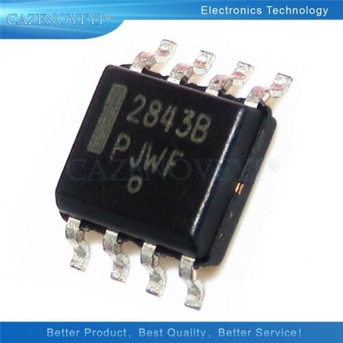 10pcs/lot UC2843BD1R2G UC2843B UC2843 2843B SOP-8 In Stock