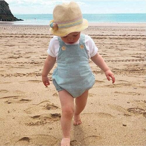 2021 new arrival Summer Newborn Infant Romper Cotton Sleeveless Baby Boys Girls Romper Onepiece Fashion Baby Clothing