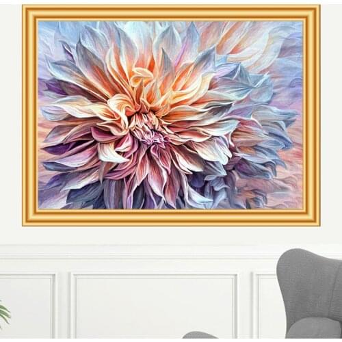 5D DIY Diamond painting "Flower landscape"Cross stitch Kits Full Diamond Embroidery Mosaic Art Picture of Rhinestones Decor Gift
