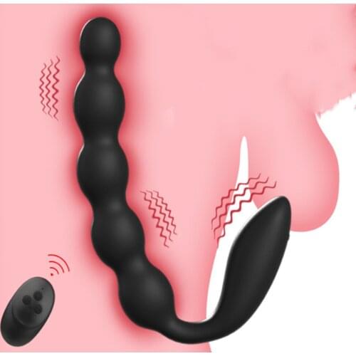 Remote Control Anal Beads Vibrators For Men Prostate Massager Masturbators Women Vagina Stimulator Dildos Male Anus Butt Sex Toy