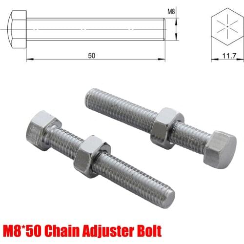M8 Chain Adjuster Bolt for Yamaha YZ 125 250 250F 400 450F 125X 250X 250F 450FX WR 250F 450F 250R 250X YZ125 YZ250 YZ250F YZ450F