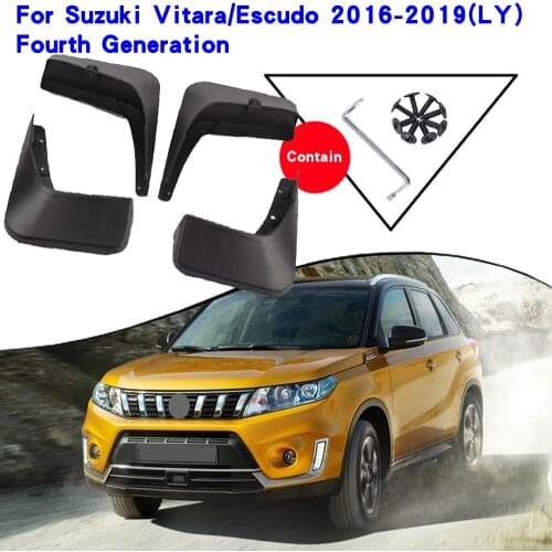 Car Fender Accessories For Suzuki Vitara Accessories Escudo LY 4th Gen 2016-2019 Vitara Mudguards Splash Guards Fender Mudflaps