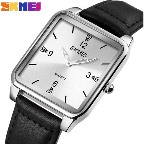 SKMEI Fashion Square Dial Design Men Watch Casual Mens Quartz Wristwatches Waterproof Watches For Male Gift reloj hombre 1603