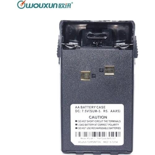 Wouxun AA Battery Case for Wouxun KG-UVD1P KG-UV6D KG-659 KG-669 Plus KG-679 KG-689 Plus 2 Way Radio Walkie Talkie Ham Radio