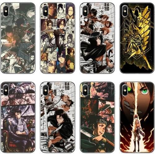 Anime Attack on Titan Accessories Phone Case For Samsung Galaxy A71 A70 A60 A51 A50 A41 A40 A31 A30 A20E A21S A12 A10 A7 A5 A3