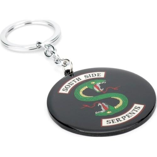 Dongsheng Fashion Riverdale Pendants keychain key Chains Women Men Jewelry Key Ring Chaveiro-50