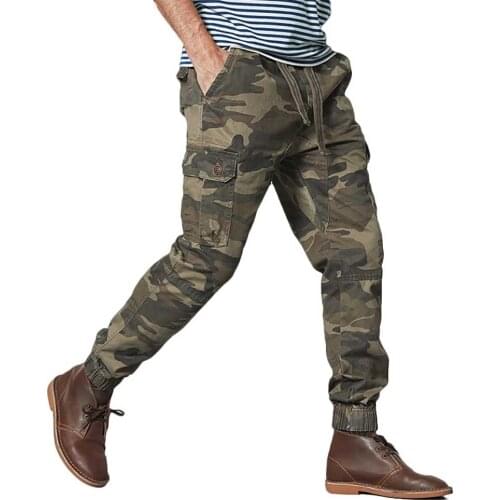 Harem Joggers Cargo Pants Men Casual Camouflage Pants Loose Baggy Trousers Streetwear Military Army Style Pants Clothing