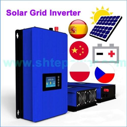 1000W on Grid Tie Inverter Solar Panels Battery Home Power PV System Sun-1000G2 DC 22-65V 45-90V AC 90V-130V 190V-260V