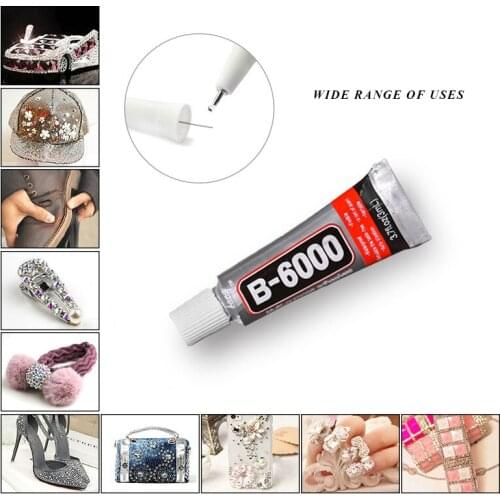 3mL B6000 Mobile Phone Repair Glue Adhesive Industrial Strength for Smartphones Tablets Screens Gems Craft DIY 1/2/3/4/5 Pieces