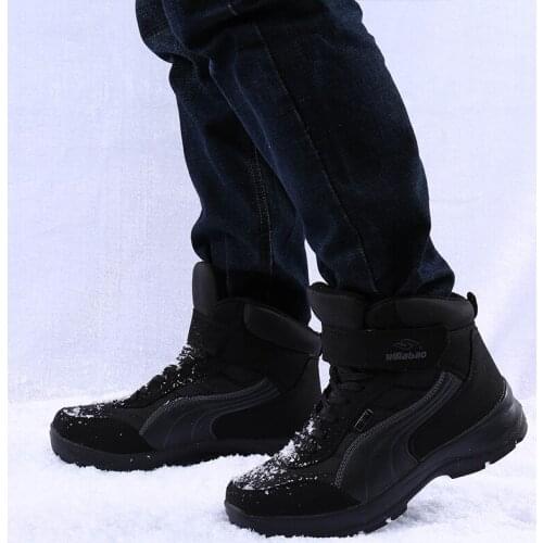 2020 new winter couple snow boots non-slip plus velvet warm casual shoes sports shoes wear-resistant cotton shoes