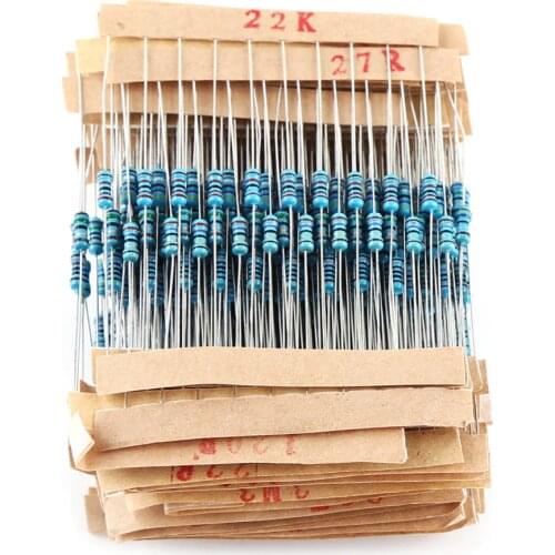New 560pcs/Lot 56 Types Metal Film Resistor Electronic Assorted Resistance Components Kits Wholesale