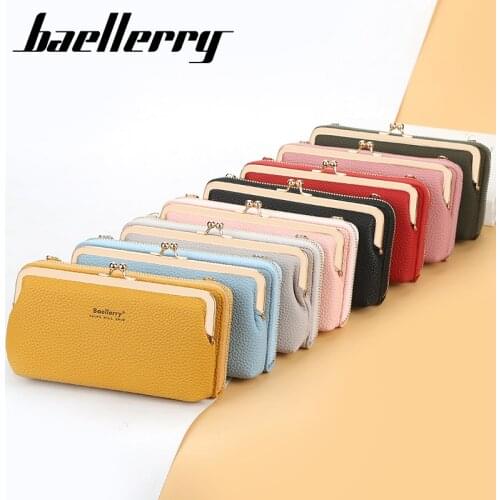 New Women Casual Brand Cell Phone Wallet Horizontal Version Card Holders Handbag Purse Clutch Messenger Shoulder Straps Bag
