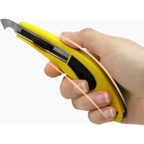 Sharp Hook Cutting knife Retractable Utility Knife with 3 Blades for ABS Leather Acrylic Sheet Perspex Cutting Art Tool Kits