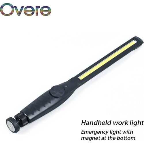 Overe 1PC Car Handheld Work Lights Charging COB LED Lamp For Peugeot 508 308 206 307 207 407 2008 Citroen C4 C5 Opel Astra j h