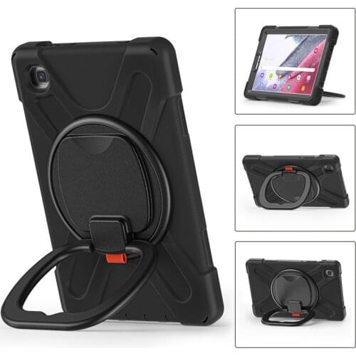 SM-T220 Case For Samsung Galaxy Tab A7 Lite 8.7 inch T225 Rugged Cover Rotating Build-in Stand Horizontal and vertical Support
