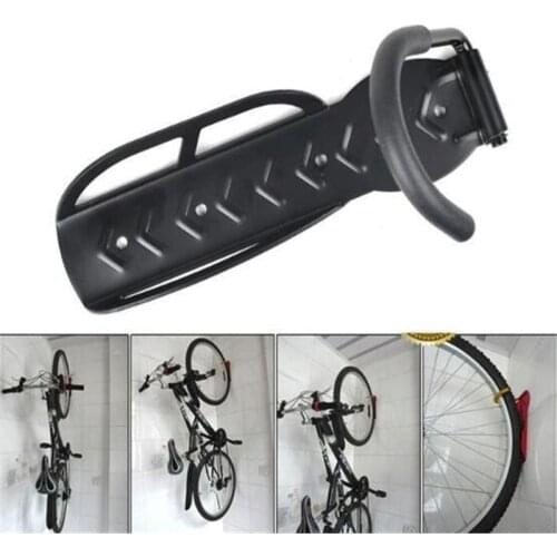 Bike Steel Wall Stand Holder Bicycle Hanger Hook Rack 30kg Capacity Bike Wall Mount Rack Stands Wall Parking Racks