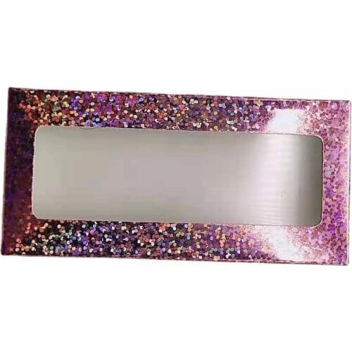 Eyelash packaging wholesale bulk 10-100 pieces 25mm mink eyelashes color laser eyelashes packaging custom logo lashes packaging