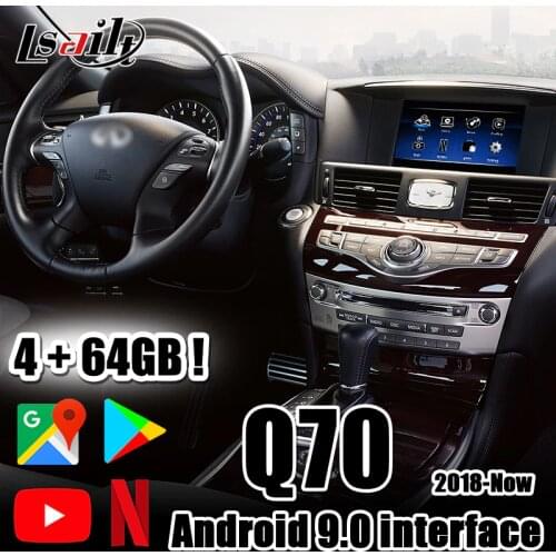 4GB PX6 Lsailt CarPlay/Android Video Interface with YouTube, Netflix, Yanex , HDMI OUT for Infiniti 2018- QX50 QX80 Q70