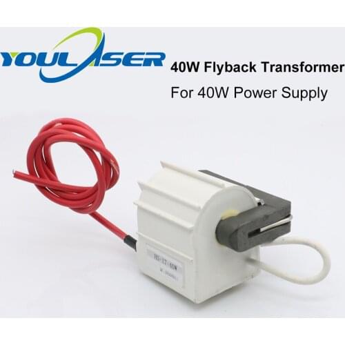 High Voltage Flyback Coil Transformer for CO2 40W Laser Power Supply
