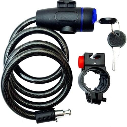 Anti-theft B2 Steel Chain Lock Bicycle Lock Stainless Steel Cable Safety Lock Suitable For Most Bicycles