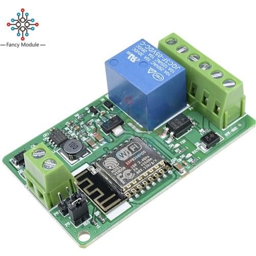 Green ESP8266 Relay Module 10A 220V Network Relay WIFI Module Input DC 7V~30V