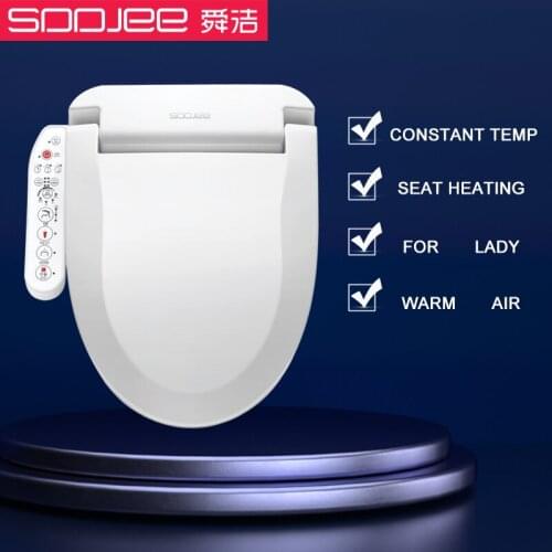 ZJ-BG827with constant water forever ,Soojee Smart toilet seat Electric Bidet cover heat double nozzle cleaning