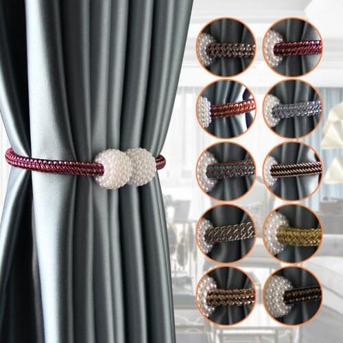 1pc Magnetic Curtain Tieback Window Accessories Curtain Buckle Holder Tie Back Decorative Curtain Tiebacks