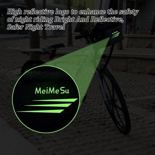 2021 Waterproof Bicycle Bag Nylon Bike Cyling Bag 6.2 inch Mobile Phone Frame Bags for Bike Cycling Accessories