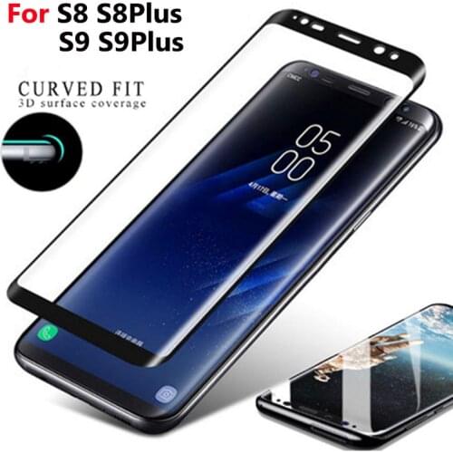3D Full cover protective glass for samsung s8 galaxy s8 plus 9H tempered glass on samsung galaxy S9 S9Plus screen protector film