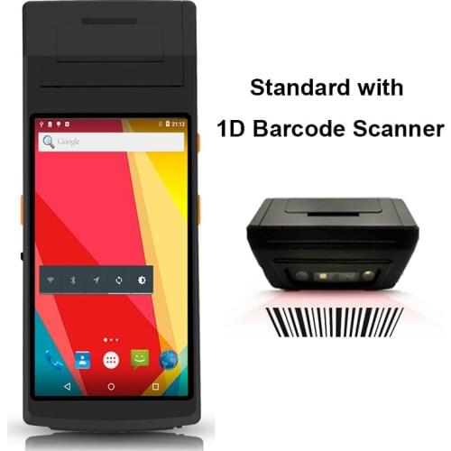 RUGLINE 5.5 inch android 7.0 OS Handheld Pos Computer PDA With 1D/2D Barcode Scanner 4G Wifi Bluetooth GPS PDA5501