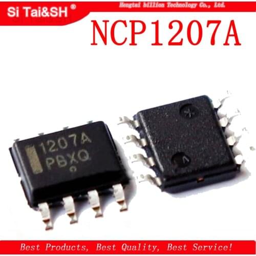 5pcs NCP1207A SOP-8 NCP1207 NCP1207ADR2G NCP1207ADR SOP 1207A SMD LCD power chip