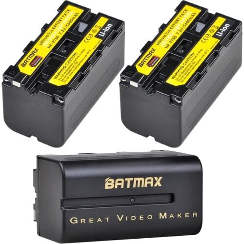 Batmax NP-F750 NP-F770 NPF750 Li-ion Battery for Yongnuo Godox LED Video Light YN300Air II YN300 III YN600 Air L132T L116T