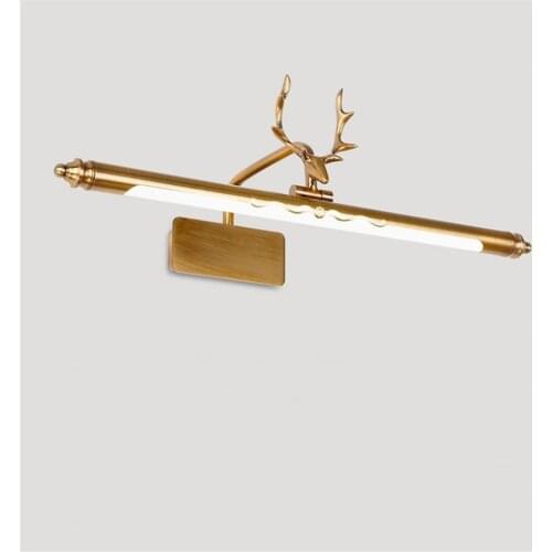 American Antler Led Mirror Headlights Bathroom Toilet Dresser Mirror Cabinet Makeup Lights Without Drilling Vanity Mirror Lights